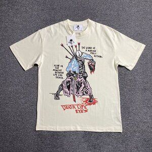 Warren Lotas Samurai Philosophy Cream T Shirt